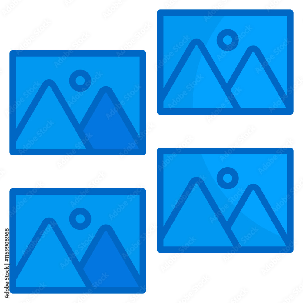 Mood Board Icon Element For Design Mood Board Icon Element For Design