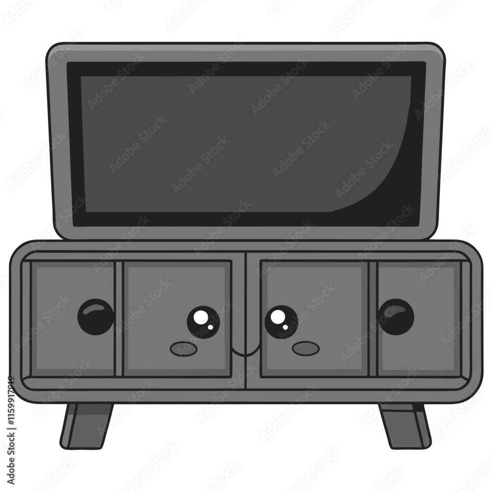 Obraz premium tv set vector illustration
