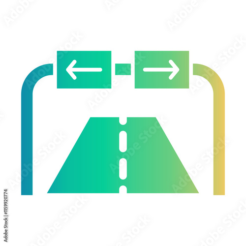 road Gradient icon