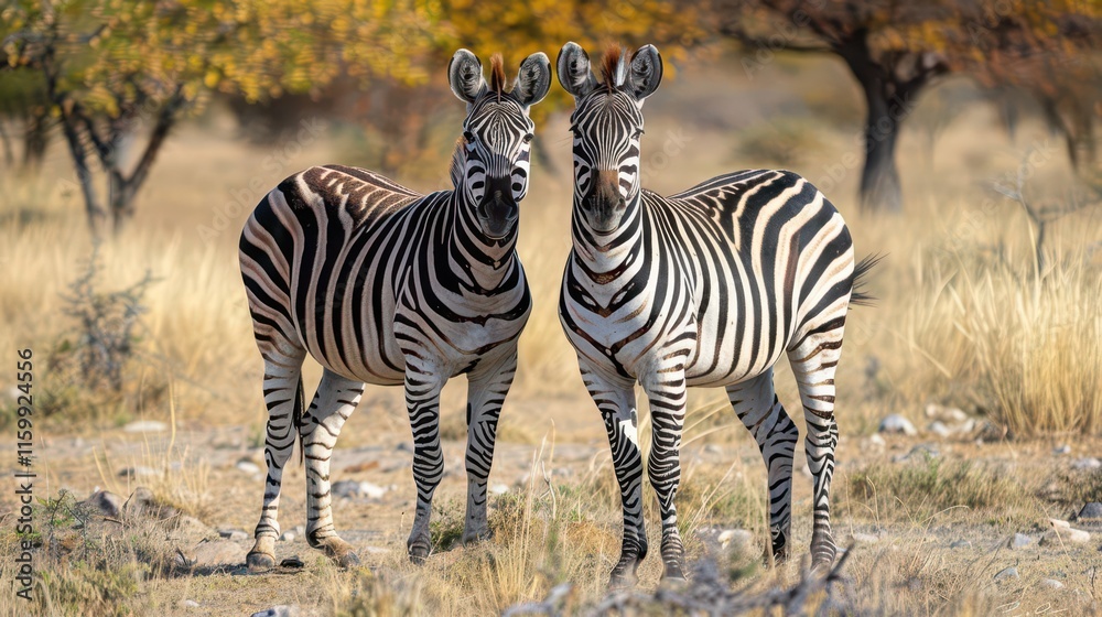 Harmony of Nature. Diverse ecosystem in the African savanna concept Harmony of Nature. Diverse ecosystem in the African savanna concept