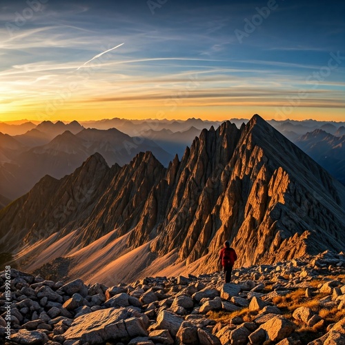 The natural scenery in the mountains is beautiful and cool