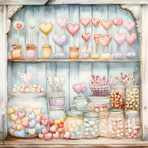 whimisical candy shop photo