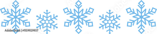 Snowflake footer