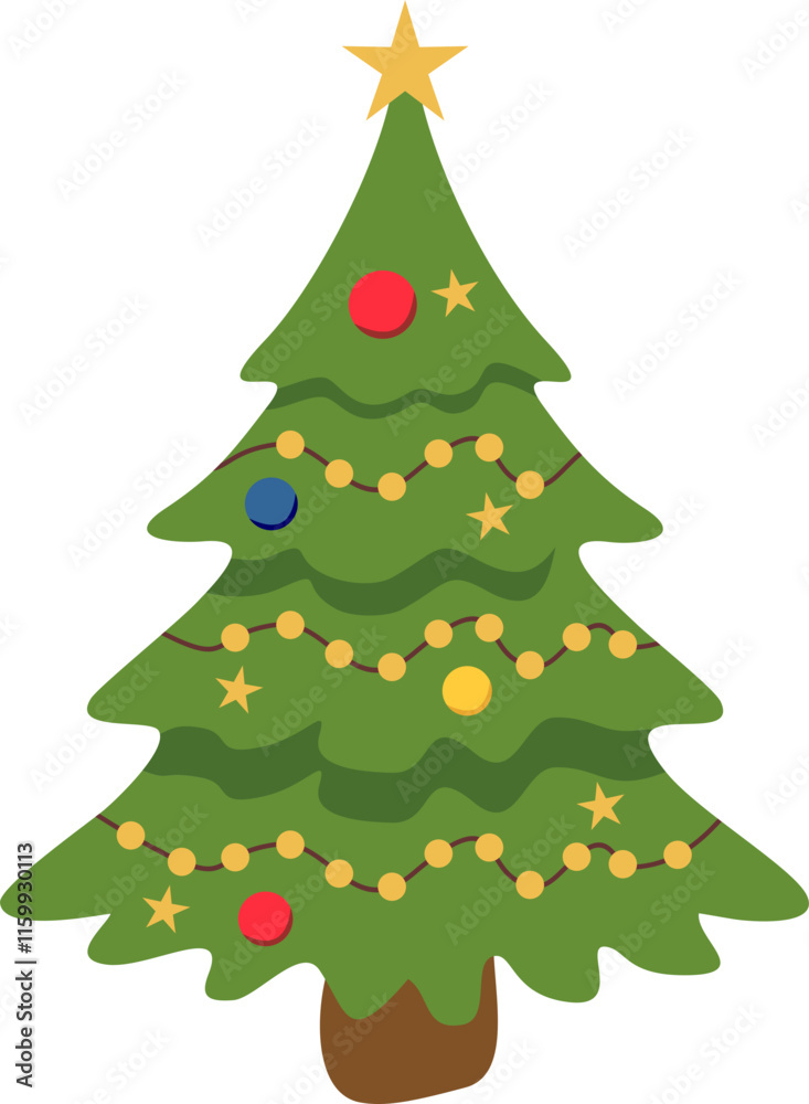 Christmas Tree Illustration Christmas Tree Illustration