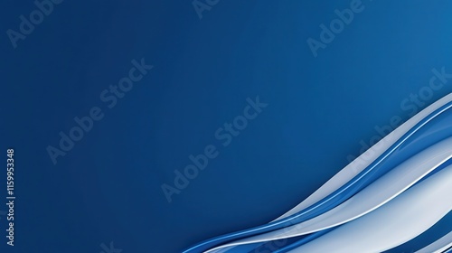Flowing Blue Waves Abstract Design Digital Art Modern Aesthetic Creative Space Artistic Perspective Conceptual Visions