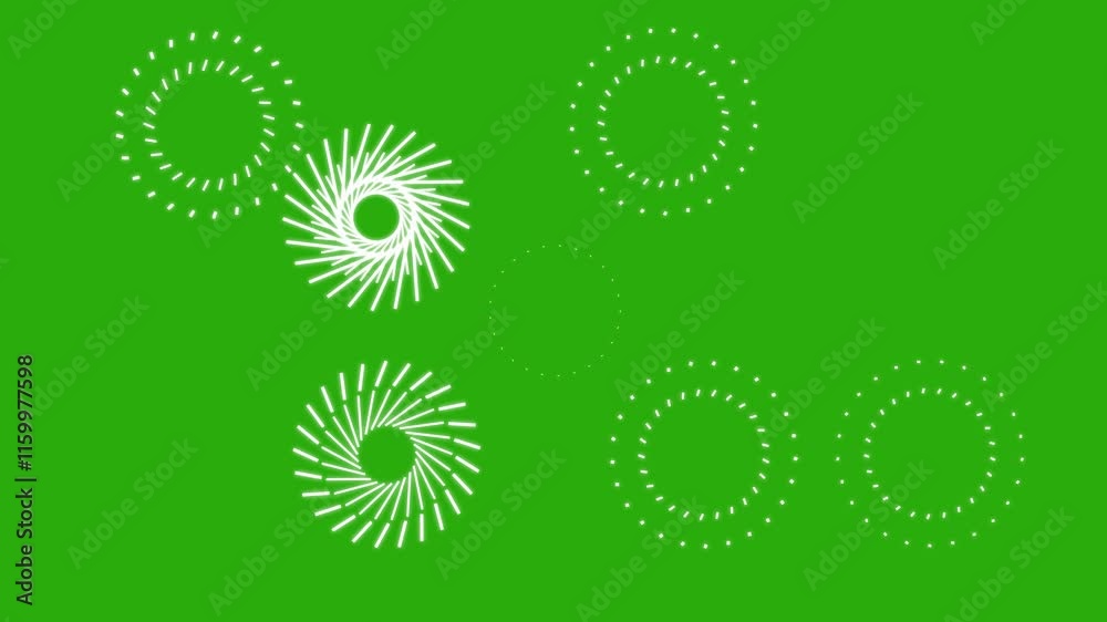 Circle Burst, pop up, line, shiny, blast on green screen background, fireworks effect with simple shapes and black repeated lines 4k video Circle Burst, pop up, line, shiny, blast on green screen background, fireworks effect with simple shapes and black repeated lines 4k video