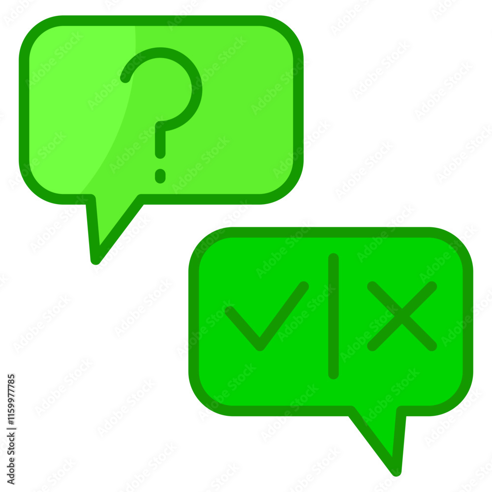 Q&A Forum Icon Element For Design Q&A Forum Icon Element For Design