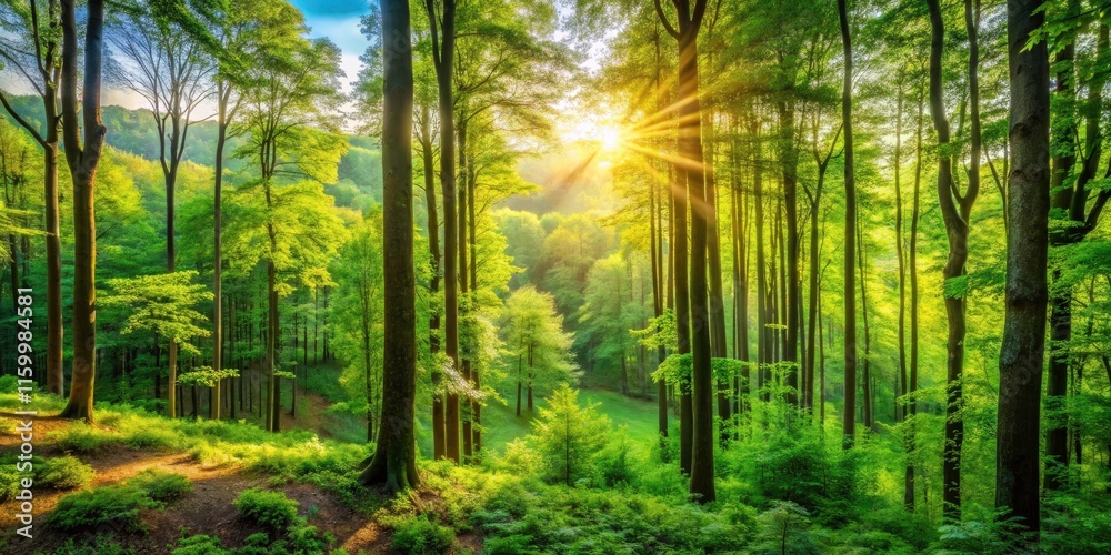 Lush Green Trees in a Dense Forest - Panoramic Photography of Nature's Serenity in 4K Resolution Lush Green Trees in a Dense Forest - Panoramic Photography of Nature's Serenity in 4K Resolution