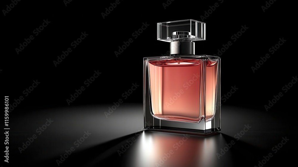 Elegant perfume bottle showcase studio setting product photography minimalist environment close-up view luxury concept Elegant perfume bottle showcase studio setting product photography minimalist environment close-up view luxury concept