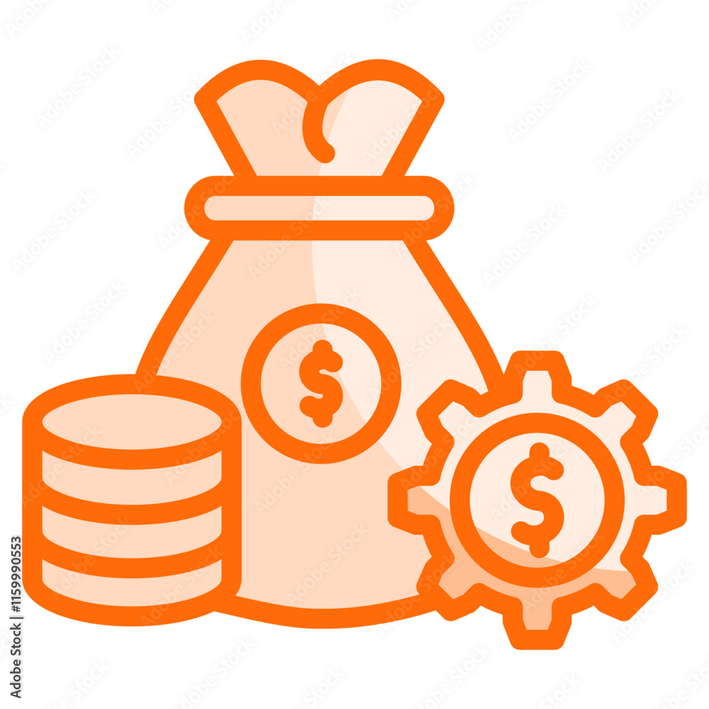 Cost Management Icon Element For Design Cost Management Icon Element For Design