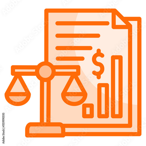 Balance Sheet  Icon Element For Design