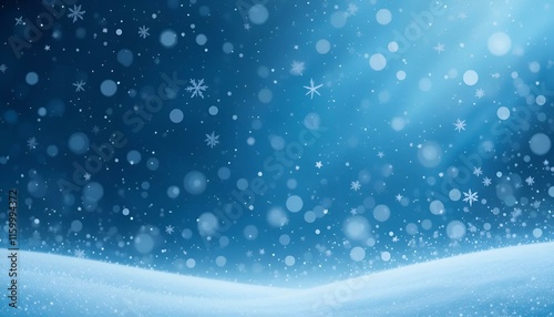 christmas background with snowflakes