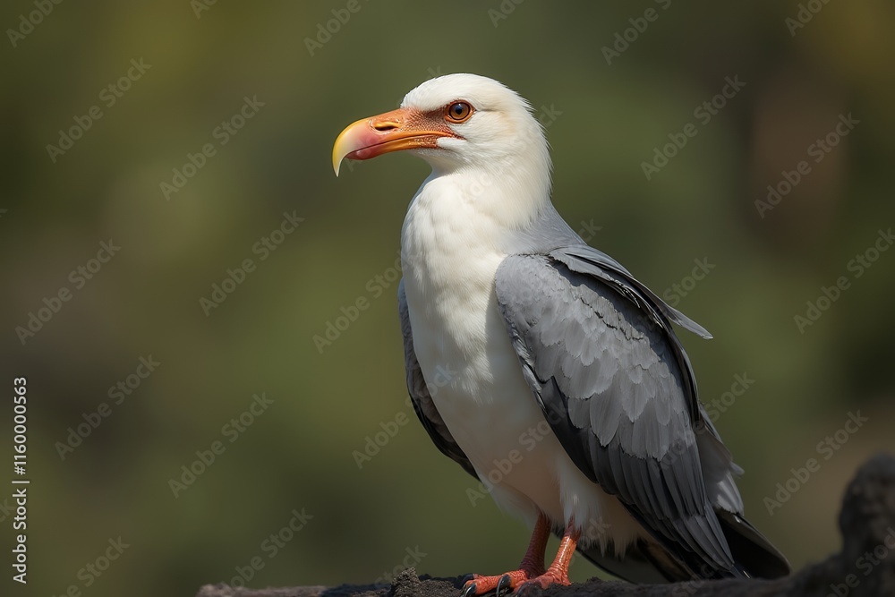 Close-up of a White-headed Sea Eagle in Natural Habitat Close-up of a White-headed Sea Eagle in Natural Habitat