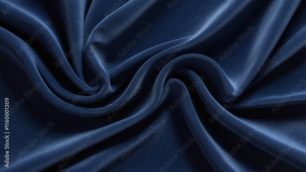 Obraz premium Navy Velvet blue texture