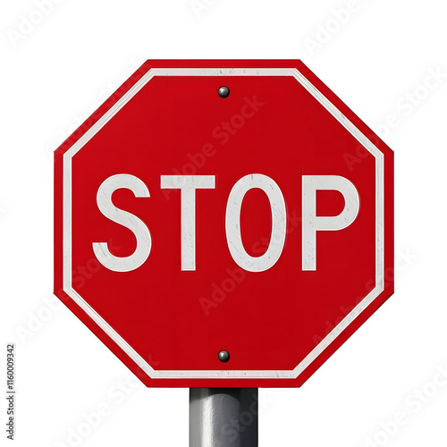 stop sign isolated
