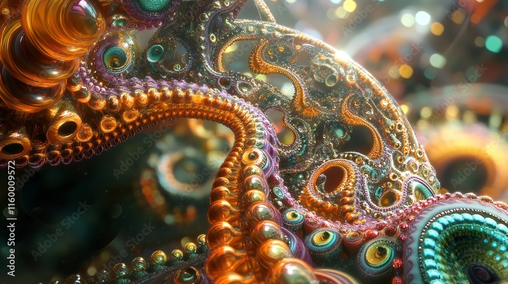 Obraz premium laptop on a table displaying stock market data with graphs and numbers in modern office