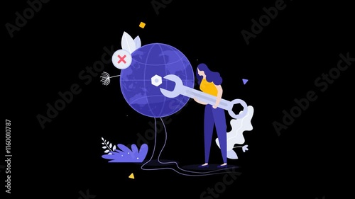 Connection Maintenance Animated Icon