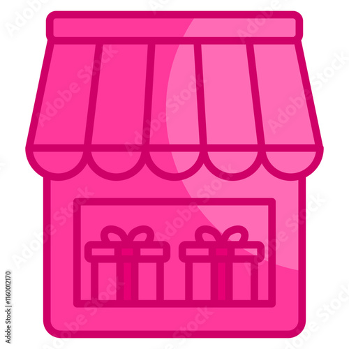 Store Window Display  Icon Element For Design