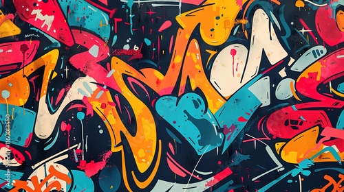 Wallpaper Mural Urban Graffiti pattern wallpaper Torontodigital.ca