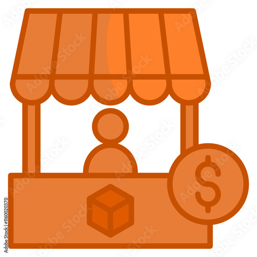 Trade Show  Icon Element For Design