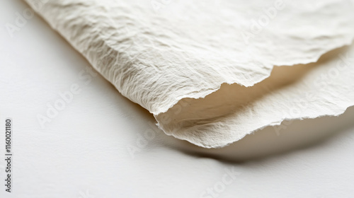 Subtle and Smooth White Paper Background Perfect for Art Project