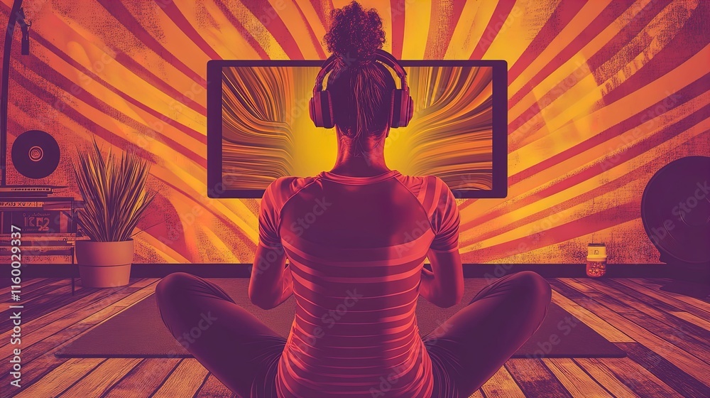 join our inclusive virtual workout class with a fitness trainer: embrace healthy living together! perfect for a motivational sports interior poster! join our inclusive virtual workout class with a fitness trainer: embrace healthy living together! perfect for a motivational sports interior poster!