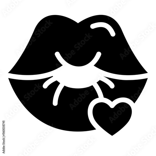 kiss Solid icon