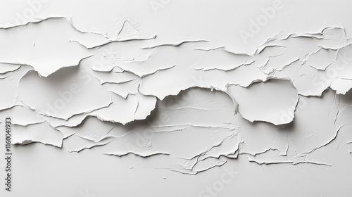 White Paper Texture with Creases and Wrinkles for Background Design