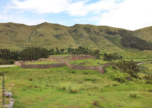 Sacsayhuaman ruins in Cusco, Peru