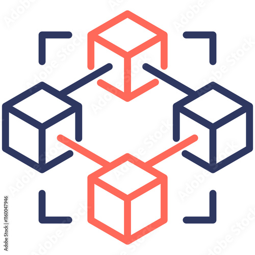 Blockchain Technology Icon