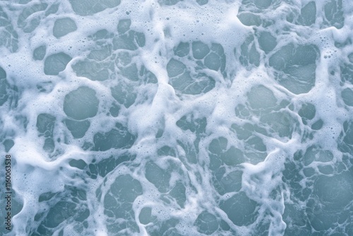 Stunning Abstract Ocean Foam Texture, A Breathtaking Display of Nature's Art