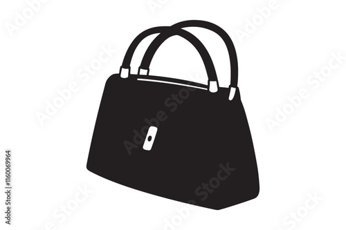 Handbag silhouette vector illustration, Handbag silhouette Bundle Design