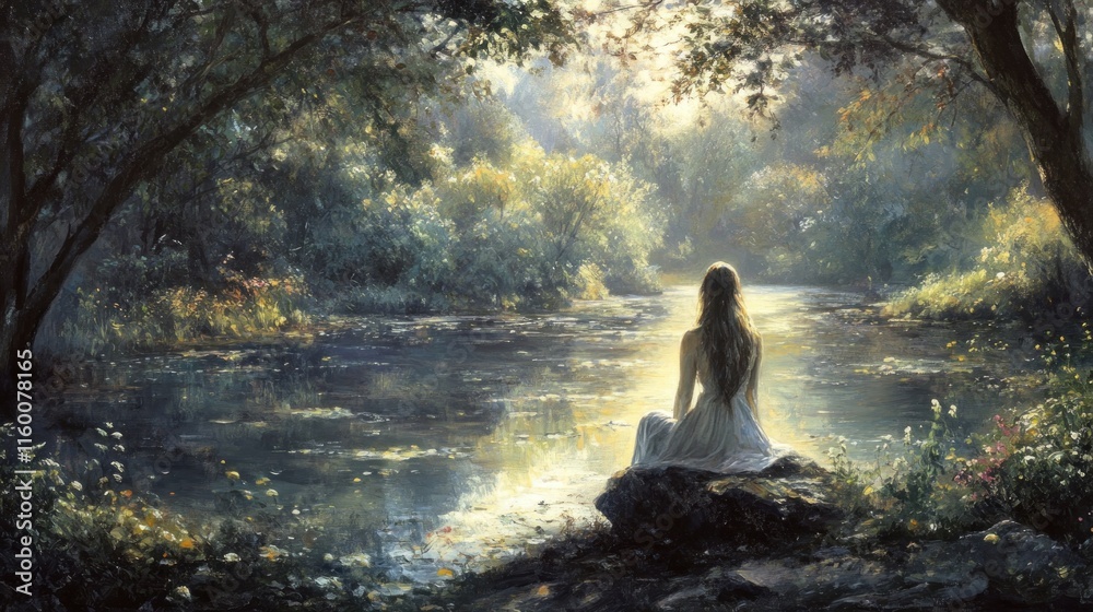 Solitude by the River Solitude by the River