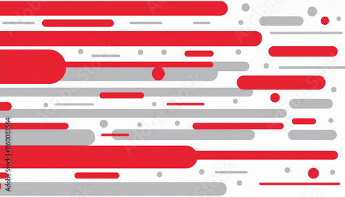 赤とグレーのポップでスタイリッシュな抽象的背景