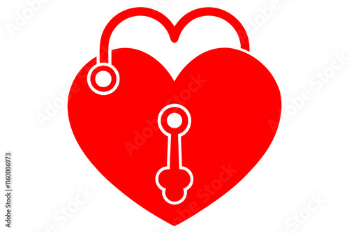 key with heart