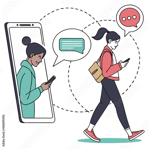 Modern Connections: Social Networking Illustrated