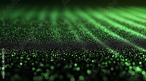 Glowing Green Grainy Texture Background Blurred Light Gradient

 photo