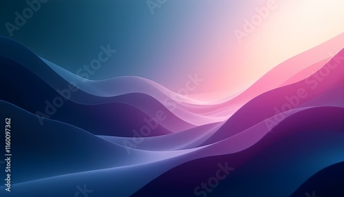 Modern abstract gradient dark purplish blue banner background. Background of an abstract banner with a blend of pinks and blues in a gradient color design. Colorful pink and blue gradients background