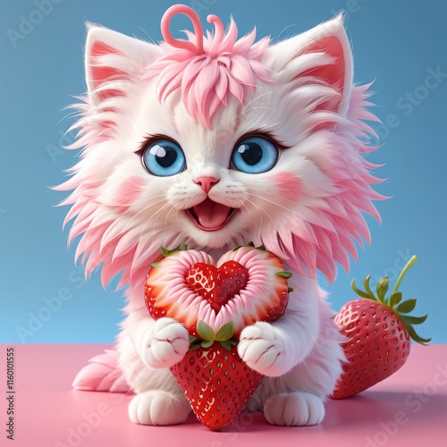 Strawberry Sweetie Cat