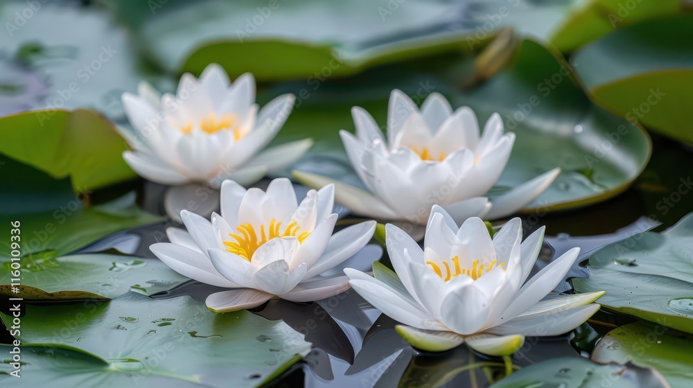 Ethereal Blooms. Tranquility in Nature concept Ethereal Blooms. Tranquility in Nature concept