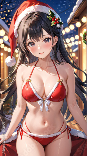 Christmas Bikini Girl