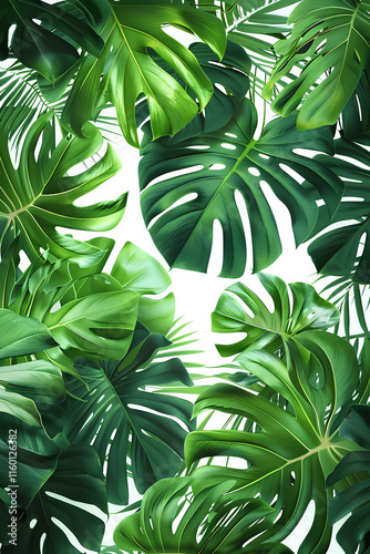 green leaves background