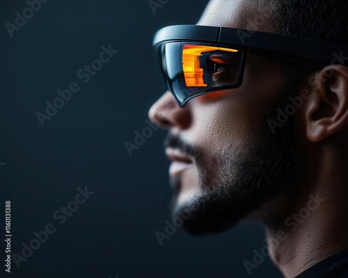 AR glasses enhancing a user s vision during a virtual job training session, with realtime instructions and feedback photo