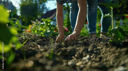 Harmony in Nature. Ethical fashion and ecological conservation concept photo