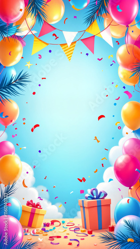 birthday party background