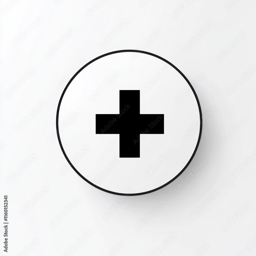 Simple black plus sign in a circle. (1) Simple black plus sign in a circle. (1)