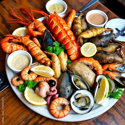 Seafood design marketing, Seafood designed and nice designed.
