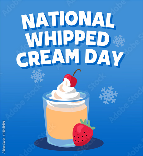 National Whipped Cream Day with delicious cream