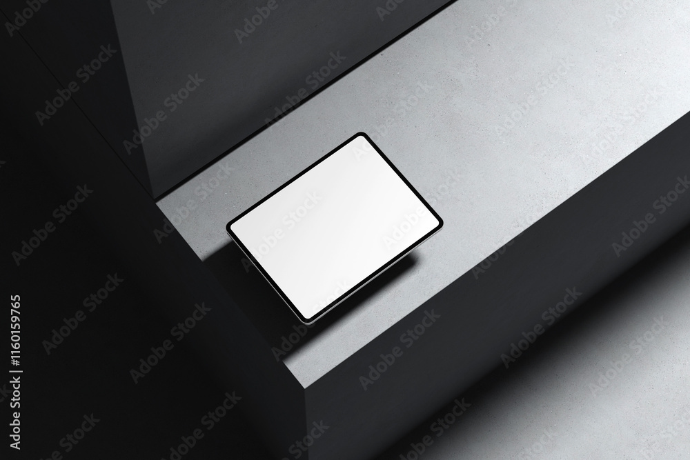 Tablet Mockup on Minimalist Geometric Surface for Branding and Presentation
Tablet Mockup on Minimalist Geometric Surface for Branding and Presentation