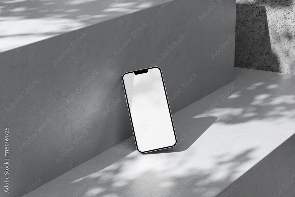 Smartphone Mockup on Concrete Surface with Natural Shadow Effect for Branding
Smartphone Mockup on Concrete Surface with Natural Shadow Effect for Branding